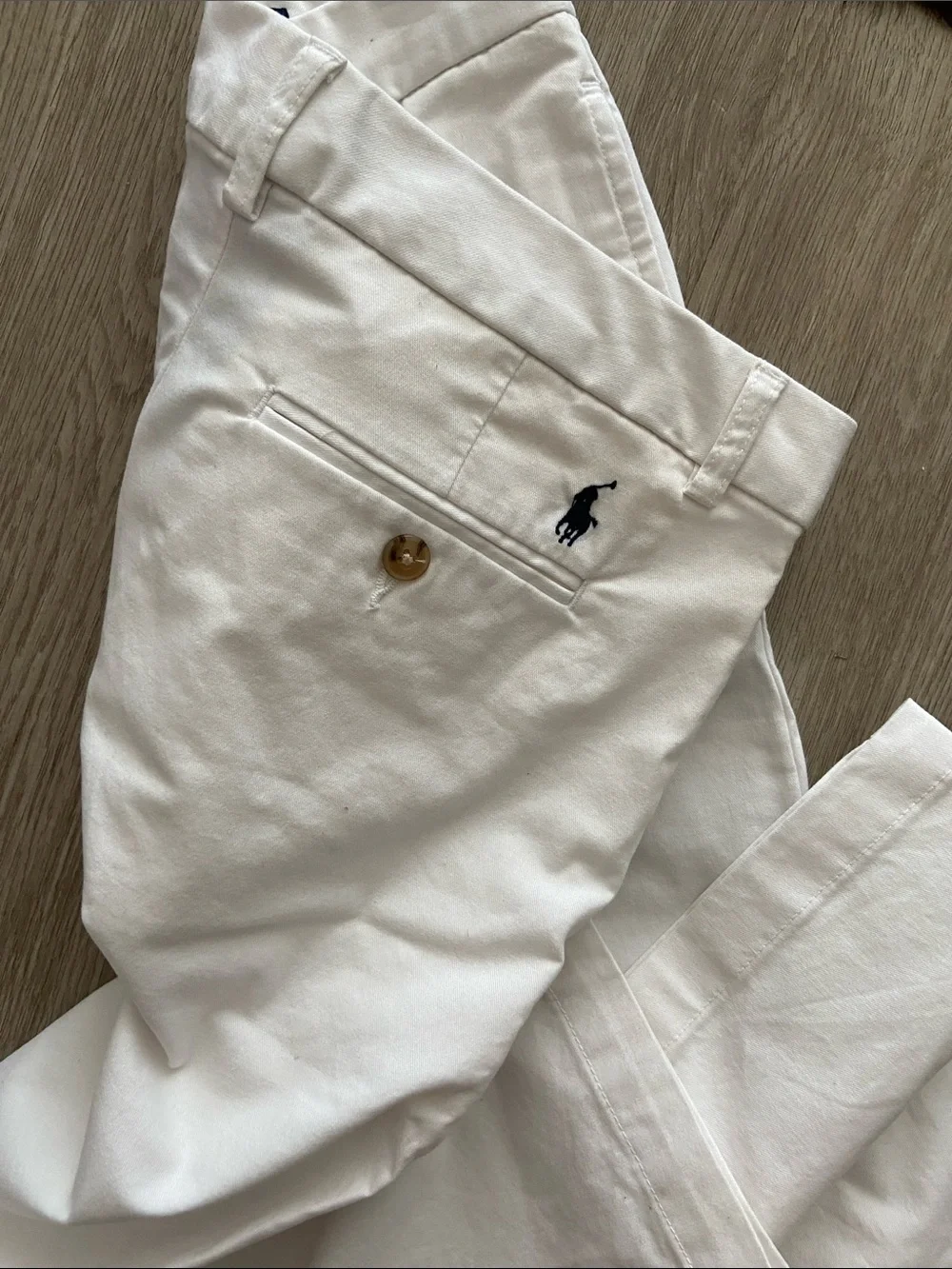 Ralph Lauren White boys Cotton Chinos